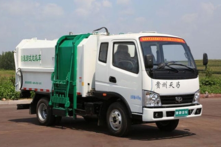 天津七方自装卸式垃圾车